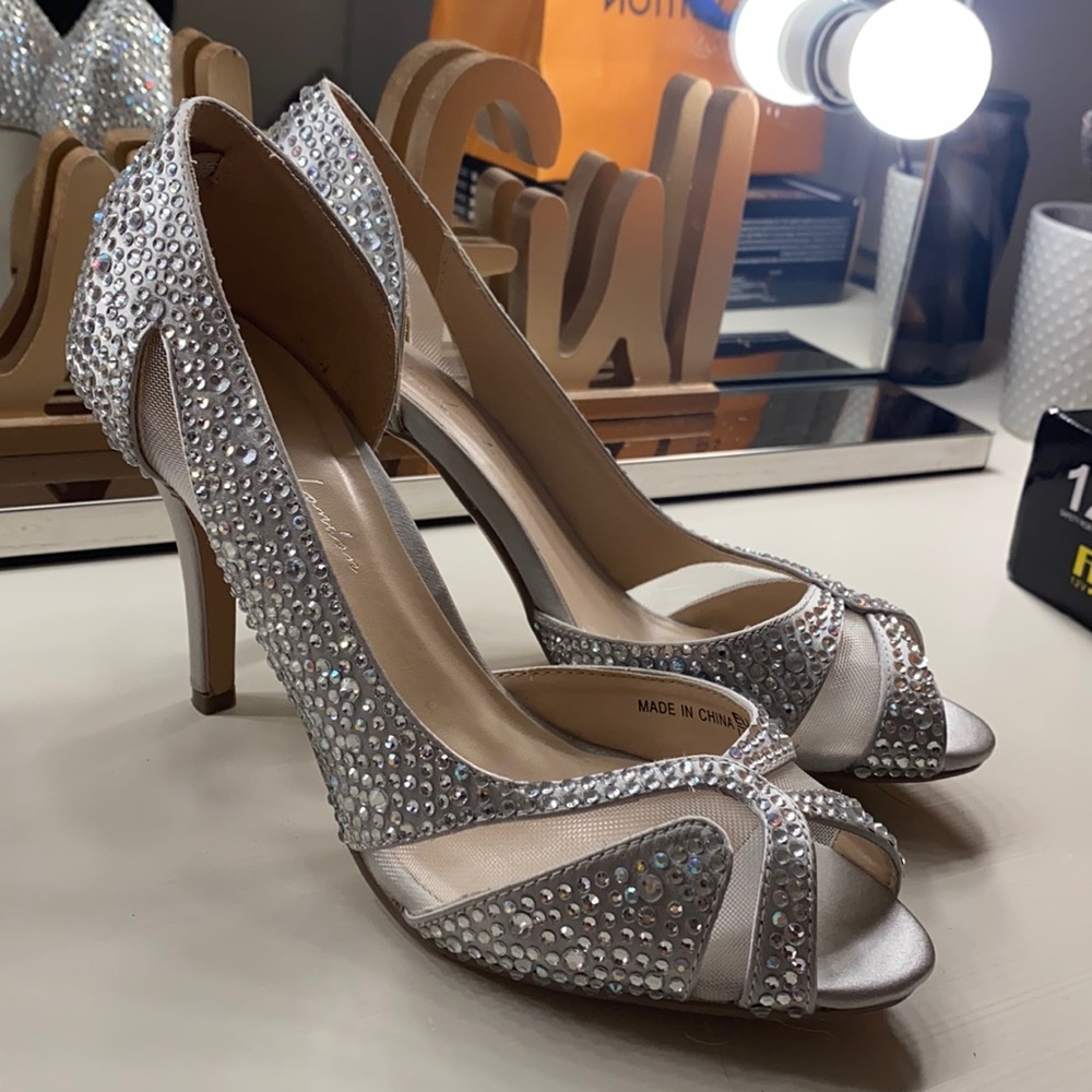 rhinestone heels